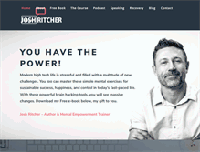 Tablet Screenshot of joshritcher.com